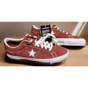 Converse One Star Pro Ox Low Top Suede PUEBLO BROWN A07893C Men's Sz 10